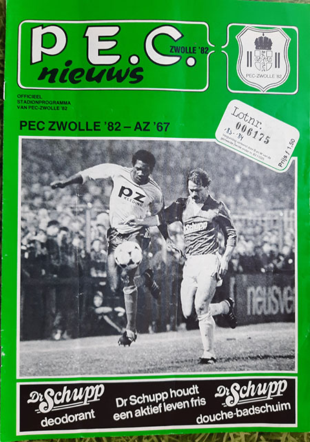 AZ Programma 11-feb-1984 PEC Zwolle uit
